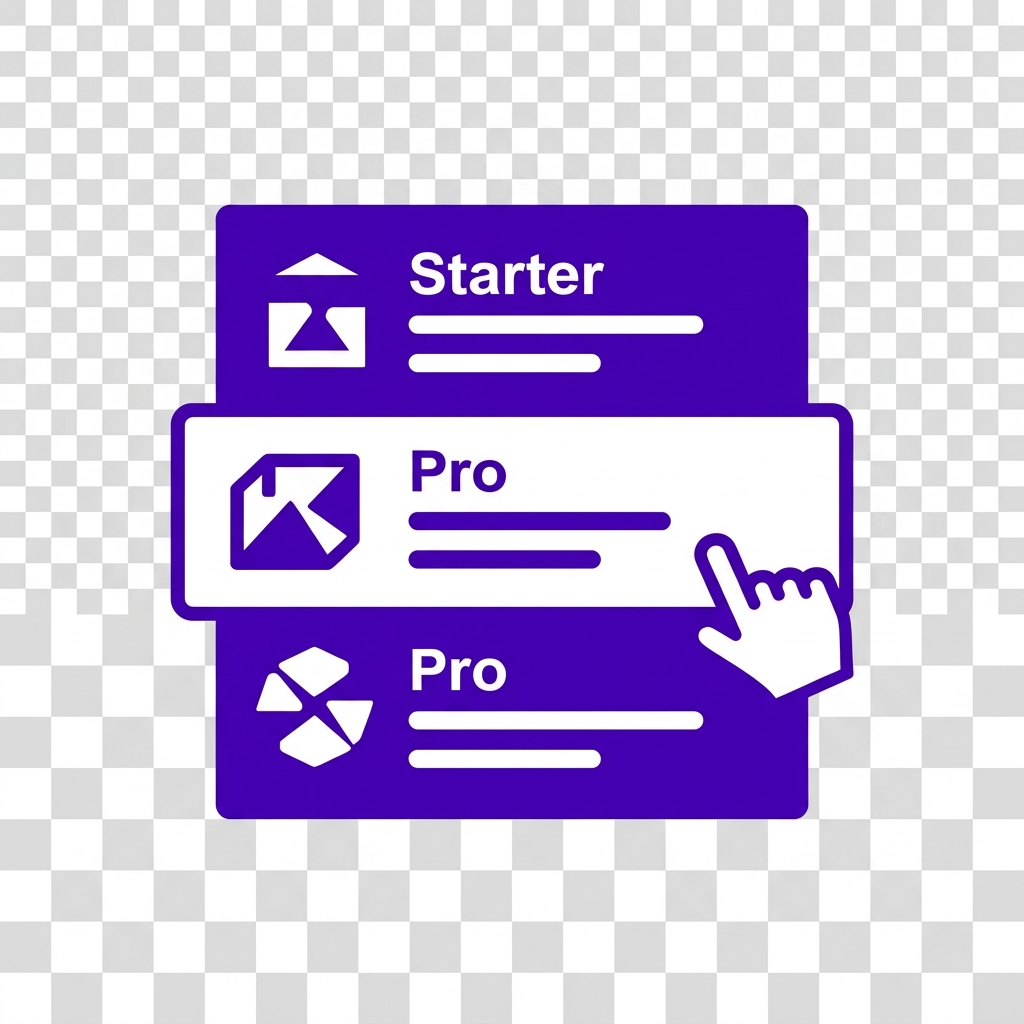 Ilustração: selecionar um pacote de votação